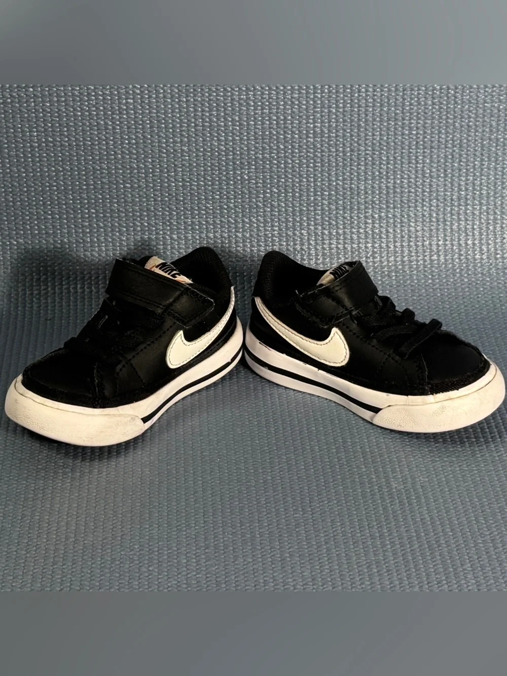 Nike Court Legacy Baby/Toddler Black/White Shoes Size 5C